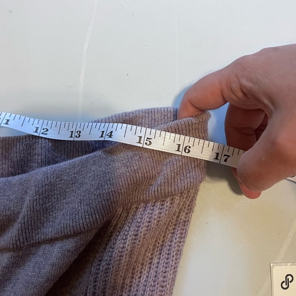 NAADAM Fisherman Pants XS Purple Wool Cashmere Blend - Picture 9 of 14